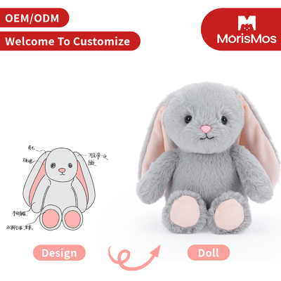 OEM/ODM Factory Manufacturers Custom Plush Animals Teddy Bear Rabbit Animals Make Their Own Design Plush Toys