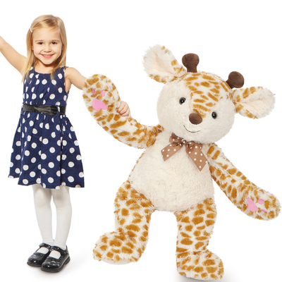 Big Giraffe Stuffed Animal  GirlsBig Giraffe Plush Toy Kids Stuffed Giraffe Hugging Soft Plush Pillow