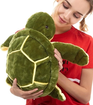 Fashion Custom Design MORISMOS 18-Inch Giant Green Sea Turtle Pillow Soft Cotton Large Plush Toy for Boys PP Filled Party