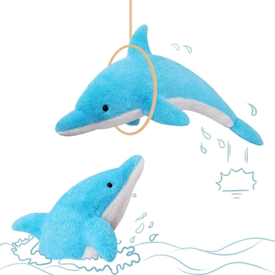 MorisMos Giant Soft Blue Dolphin Stuffed Animal Plush Marine Ocean Toy Party Favourite Kids