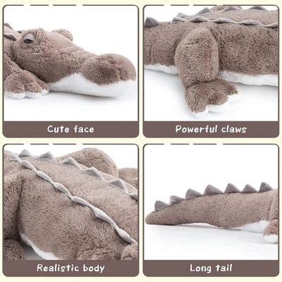Factory Wholesale Price Giant Large Soft Stuffed Animal Plush Alligator Crocodile Toys for Kids Boys Girls Party Gifts