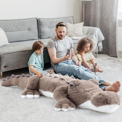 Giant Alligator Stuffed Animal Soft Large Crocodile Plush Toy Cute Style Gifts Kids Boys Girls