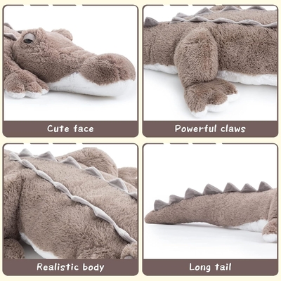 Giant Alligator Stuffed Animal Soft Large Crocodile Plush Toy Cute Style Gifts Kids Boys Girls