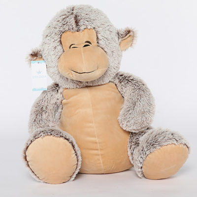 18 Inch Bright Pink Big Stuffed Monkey Plush Toy Soft Cotton High Quality PP Filling One Cutest Gifts Dogs Elephants Sloths