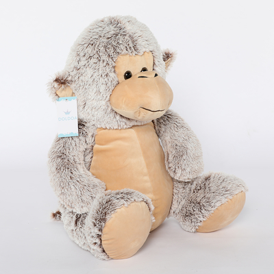 18 Inch Bright Pink Big Stuffed Monkey Plush Toy Soft Cotton High Quality PP Filling One Cutest Gifts Dogs Elephants Sloths