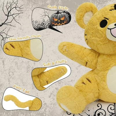 MorisMos Soft Plush Tiger Stuffed Animal 20in Premium Kids Nursery Decor Hypoallergenic Baby Shower Gift Toy
