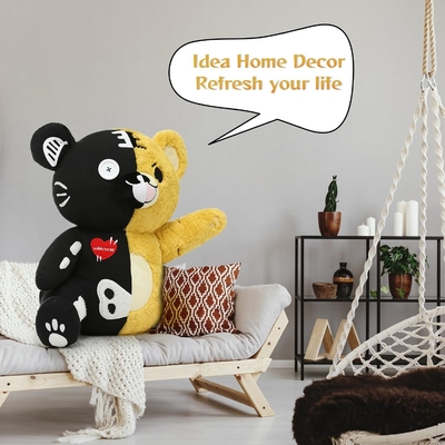 MorisMos Unisex Large Skeleton Teddy Bear Goth Plush Toy Stuffed Bear Birthday Party Decor Kids Adults Mother's Day Holiday