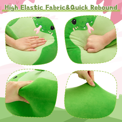 Snake Plush Toy Pillow 17.7 Soft Snake Stuffed Animal Green Snake Throw Pillow Plushie Doll Birthday Decor Kids Boys Girls