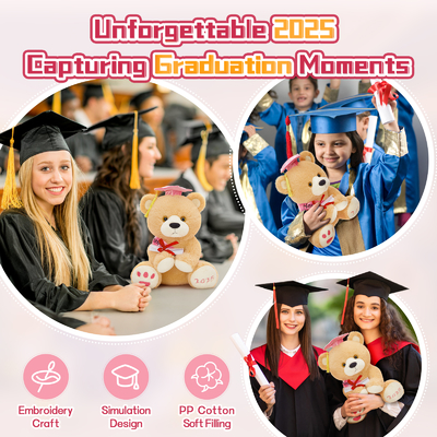 Factory Wholesale MORISMOS Baby Stuffed Plush Bear Unisex Animal Toy for Stress Relief PP Cotton Super Soft Fur Birthdays