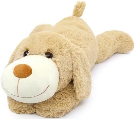 MorisMos 32\" Cute Giant Puppy Dog Body Pillow Plush Toy Soft Cotton Body Pillow Stuffed Animal Perfect Gift Kids Bear Parties
