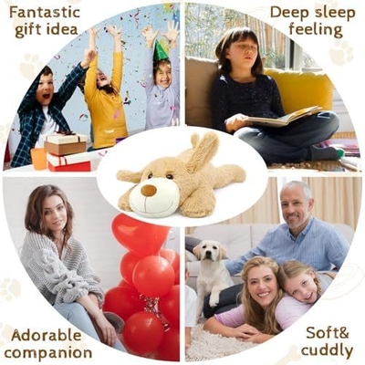 MorisMos 32\" Cute Giant Puppy Dog Body Pillow Plush Toy Soft Cotton Body Pillow Stuffed Animal Perfect Gift Kids Bear Parties