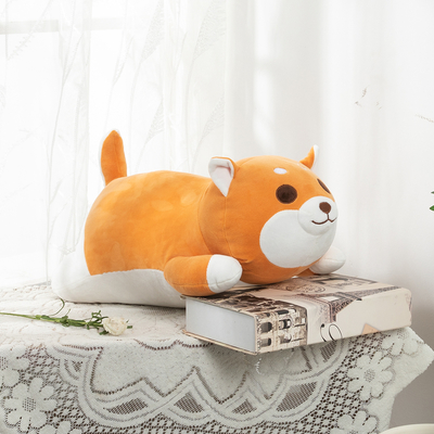 Corgi Plush Pillow Soft Brown 20 Shiba Inu Akita Dog Stuffed Animal Giant Bear Toy Gift  Kids and Friends