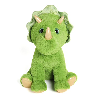 Factory Wholesale Price MORISMOS 24.4 Inch Large Green Triceratops Dinosaur Stuffed Animal Toy Cute Style Gift for Boys Girls