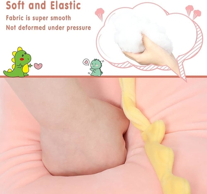 MorisMos 39.4inch Pink Giant Dinosaur Plush Pillow Unisex Stuffed Animal Hugging Toy Perfect Wholesale Gift Kids Girlfriends