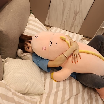 MorisMos 39.4inch Pink Giant Dinosaur Plush Pillow Unisex Stuffed Animal Hugging Toy Perfect Wholesale Gift Kids Girlfriends
