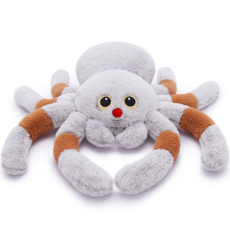 2024 Halloween 20 Giant Spider Plush Toy Cute Tarantula Stuffed Animal Cushion Pillow Kids' Prank Props Party Decorations