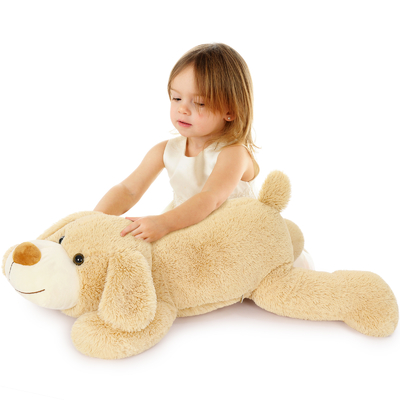 MorisMos 32" Giant Puppy Dog Stuffed Animal Cute Large Plush Toy and Body Pillow for Kids Bear Type